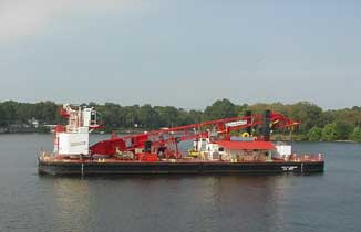 US Army Corps of Engineers Construction Barge Choctawhatchee